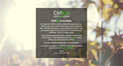 Desktop Screenshot of ctrlv.in