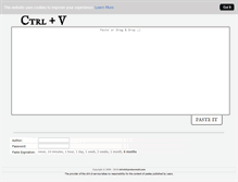 Tablet Screenshot of ctrlv.it